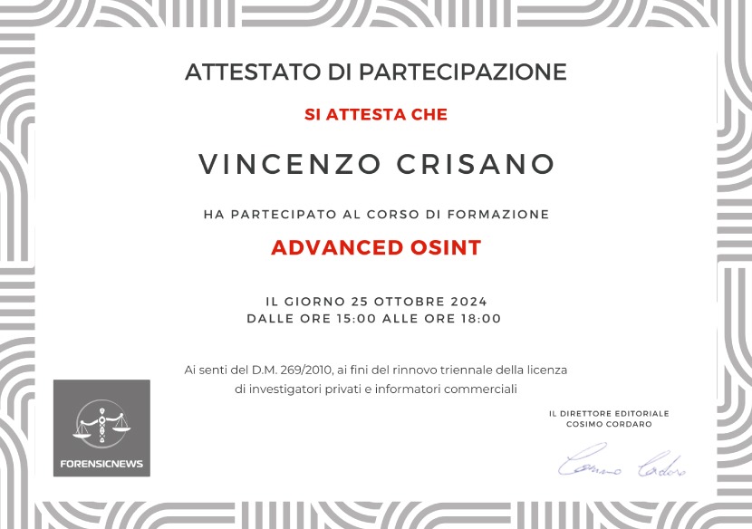 Attestato-Osint-Vincenzo-Crisano---Intercontinental-Investigazioni-